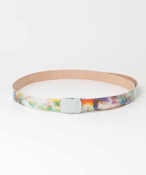 macromauro(マクロマウロ)の「【macromauro】 PATTI (BELT) / paint white(ベルト・メンズ・B/C/A・FREE)」の1枚目の写真