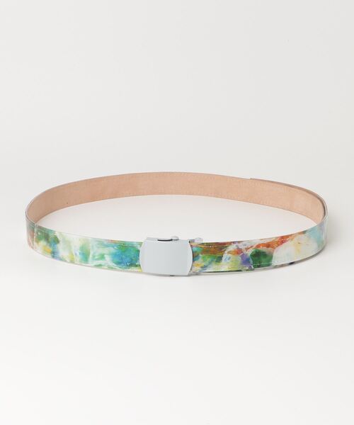 macromauro(マクロマウロ)の「【macromauro】 PATTI (BELT) / paint white(ベルト・メンズ・B/C/A・FREE)」の2枚目の写真
