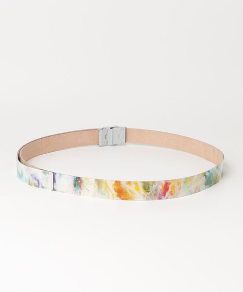 macromauro(マクロマウロ)の「【macromauro】 PATTI (BELT) / paint white(ベルト・メンズ・B/C/A・FREE)」の4枚目の写真