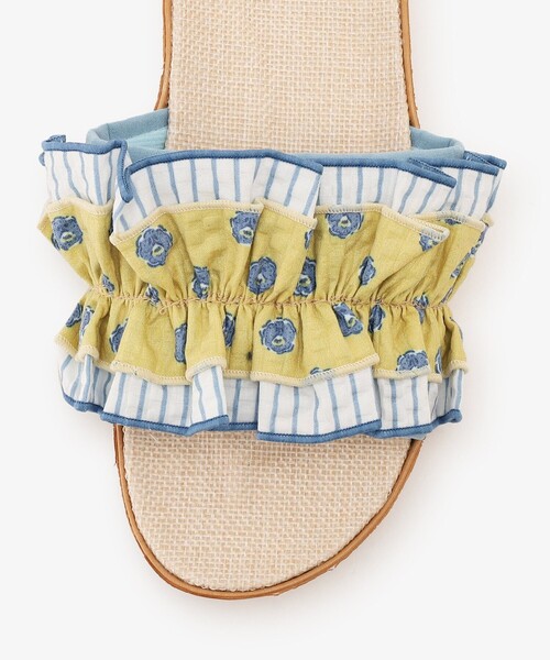 Afternoon Tea（アフタヌーンティー）の「プロバンスプリントルームシューズ（ルームシューズ/スリッパ・レディース・イエロー・ONE SIZE）」の4枚目の写真