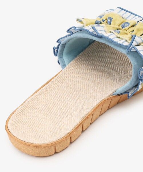 Afternoon Tea（アフタヌーンティー）の「プロバンスプリントルームシューズ（ルームシューズ/スリッパ・レディース・イエロー・ONE SIZE）」の5枚目の写真