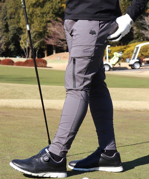 LUXE/R GOLF(ラグジュ ゴルフ)の「(RM)【LUXE/R GOLF】ストレッチ クロス カーゴパンツ(カーゴパンツ・メンズ・ベージュ/ブラック/カーキ/チャコールグレー・M/L/XL)」の1枚目の写真