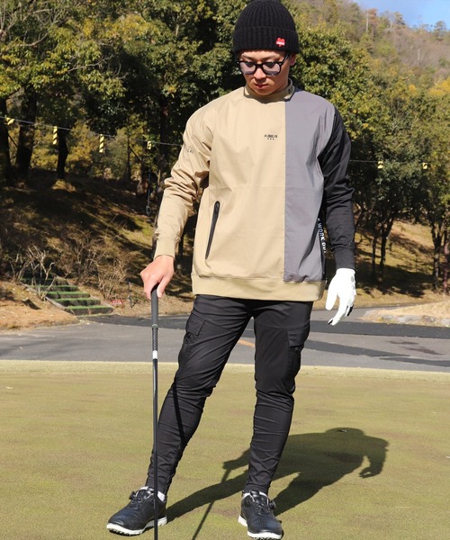 LUXE/R GOLF(ラグジュ ゴルフ)の「(RM)【LUXE/R GOLF】ストレッチ クロス カーゴパンツ(カーゴパンツ・メンズ・ベージュ/ブラック/カーキ/チャコールグレー・M/L/XL)」の8枚目の写真