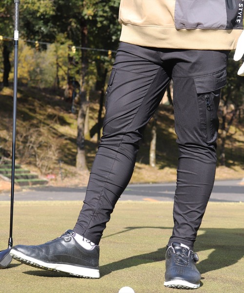 LUXE/R GOLF(ラグジュ ゴルフ)の「(RM)【LUXE/R GOLF】ストレッチ クロス カーゴパンツ(カーゴパンツ・メンズ・ベージュ/ブラック/カーキ/チャコールグレー・M/L/XL)」の9枚目の写真