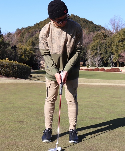 LUXE/R GOLF(ラグジュ ゴルフ)の「(RM)【LUXE/R GOLF】ストレッチ クロス カーゴパンツ(カーゴパンツ・メンズ・ベージュ/ブラック/カーキ/チャコールグレー・M/L/XL)」の17枚目の写真