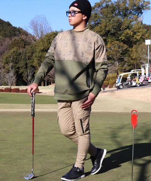 LUXE/R GOLF(ラグジュ ゴルフ)の「(RM)【LUXE/R GOLF】ストレッチ クロス カーゴパンツ(カーゴパンツ・メンズ・ベージュ/ブラック/カーキ/チャコールグレー・M/L/XL)」の19枚目の写真