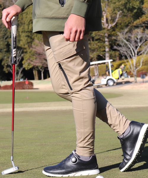 LUXE/R GOLF(ラグジュ ゴルフ)の「(RM)【LUXE/R GOLF】ストレッチ クロス カーゴパンツ(カーゴパンツ・メンズ・ベージュ/ブラック/カーキ/チャコールグレー・M/L/XL)」の20枚目の写真