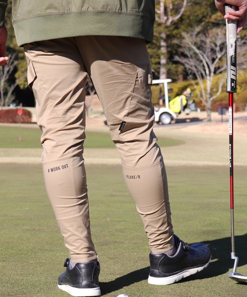 LUXE/R GOLF(ラグジュ ゴルフ)の「(RM)【LUXE/R GOLF】ストレッチ クロス カーゴパンツ(カーゴパンツ・メンズ・ベージュ/ブラック/カーキ/チャコールグレー・M/L/XL)」の21枚目の写真
