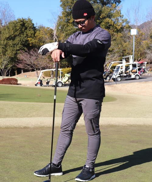 LUXE/R GOLF(ラグジュ ゴルフ)の「(RM)【LUXE/R GOLF】ストレッチ クロス カーゴパンツ(カーゴパンツ・メンズ・ベージュ/ブラック/カーキ/チャコールグレー・M/L/XL)」の14枚目の写真