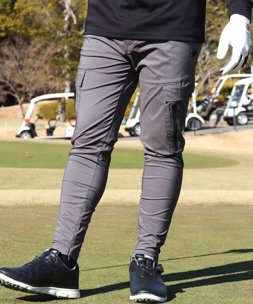 LUXE/R GOLF(ラグジュ ゴルフ)の「(RM)【LUXE/R GOLF】ストレッチ クロス カーゴパンツ(カーゴパンツ・メンズ・ベージュ/ブラック/カーキ/チャコールグレー・M/L/XL)」の15枚目の写真