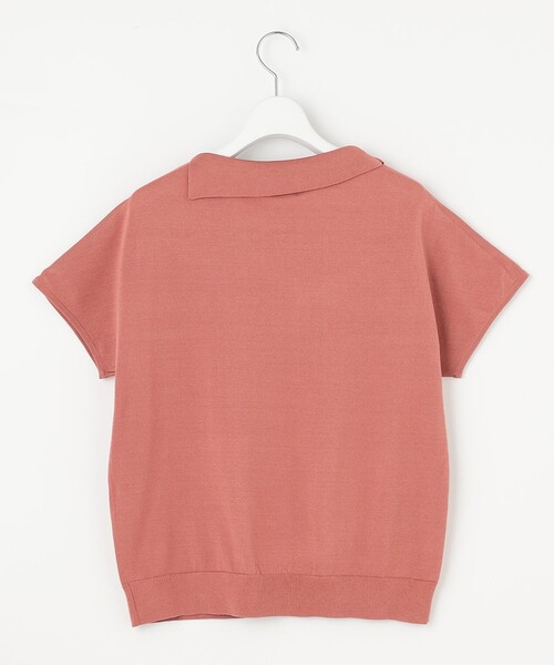 J.PRESS(ジェイプレス)の「【洗える・抗菌防臭】COTTON POLYESTER 襟付き ニット(ニット/セーター・レディース・ネイビー系/スカイブルー系/ピンク系/ライトグレー系・LARGE/MEDIUM)」の13枚目の写真