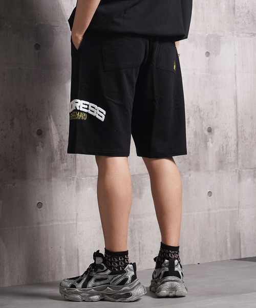 1111clothing（ワンフォークロージング）の「クラウン サガラ刺繍 スウェットショーツ / Crown Sagara Embroidery Sweatshorts（その他パンツ・メンズ・ブラック/グレイッシュベージュ/ホワイト系・M/XL/L）」の11枚目の写真