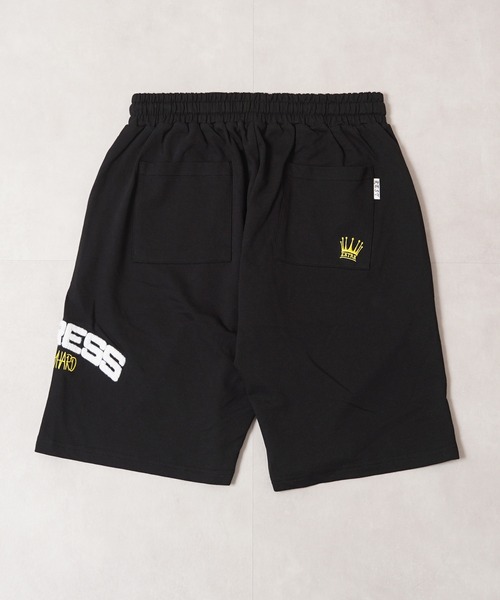 1111clothing（ワンフォークロージング）の「クラウン サガラ刺繍 スウェットショーツ / Crown Sagara Embroidery Sweatshorts（その他パンツ・メンズ・ブラック/グレイッシュベージュ/ホワイト系・M/XL/L）」の20枚目の写真