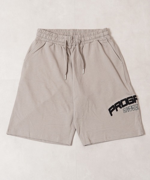 1111clothing（ワンフォークロージング）の「クラウン サガラ刺繍 スウェットショーツ / Crown Sagara Embroidery Sweatshorts（その他パンツ・メンズ・ブラック/グレイッシュベージュ/ホワイト系・M/XL/L）」の7枚目の写真