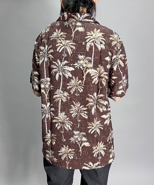 アロハシャツ ハワイアンシャツ レーヨン オープンカラーシャツ 開襟