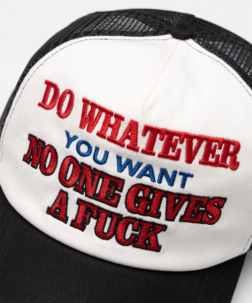 No One Gives A Fuck Trucker Cap（キャップ）｜WOKE EDGE（ウォーク