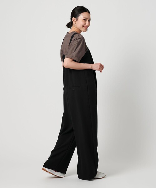 BEAUTY&YOUTH UNITED ARROWS（ビューティーアンドユースユナイテッドアローズ）の「ポリエステル ベルトストラップ オールインワン（サロペット/オーバーオール・レディース・ブラック/ダークブラウン・M/S）」の7枚目の写真