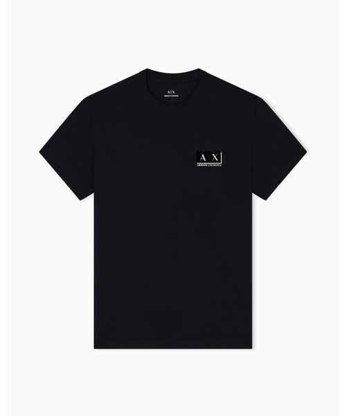 ARMANI EXCHANGE(アルマーニエクスチェンジ)の「【A|X アルマーニ エクスチェンジ】ゴールドロゴ 半袖クルーネックTシャツ/REGULAR(Tシャツ/カットソー・メンズ・ブラック/ブラック系その他・XX-LARGE/X-SMALL/X-LARGE/SMALL/MEDIUM/LARGE)」の9枚目の写真