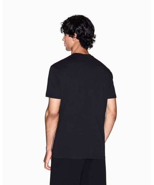 ARMANI EXCHANGE(アルマーニエクスチェンジ)の「【A|X アルマーニ エクスチェンジ】ゴールドロゴ 半袖クルーネックTシャツ/REGULAR(Tシャツ/カットソー・メンズ・ブラック/ブラック系その他・XX-LARGE/X-SMALL/X-LARGE/SMALL/MEDIUM/LARGE)」の10枚目の写真