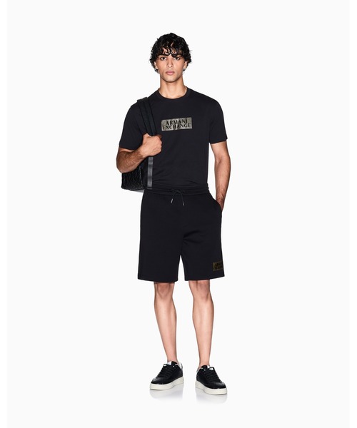 ARMANI EXCHANGE(アルマーニエクスチェンジ)の「【A|X アルマーニ エクスチェンジ】ゴールドロゴ 半袖クルーネックTシャツ/REGULAR(Tシャツ/カットソー・メンズ・ブラック/ブラック系その他・XX-LARGE/X-SMALL/X-LARGE/SMALL/MEDIUM/LARGE)」の7枚目の写真