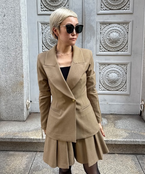 シャープカラージャケット（その他アウター）｜JENNE（ジェンヌ）の