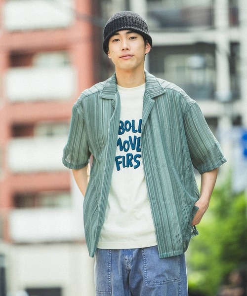 niko and...（ニコアンド）の「アソートロゴクラフトＴシャツ（Tシャツ/カットソー・メンズ・グレー/オフホワイト/ネイビー/オレンジ・LARGE/MEDIUM）」の10枚目の写真