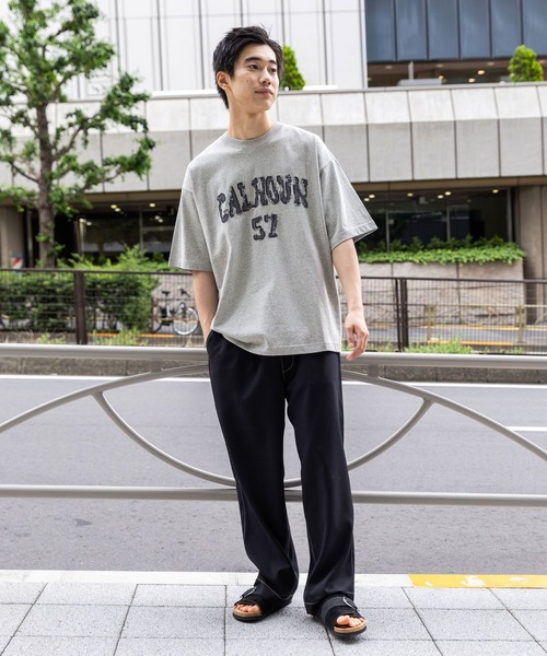 niko and...（ニコアンド）の「アソートロゴクラフトＴシャツ（Tシャツ/カットソー・メンズ・グレー/オフホワイト/ネイビー/オレンジ・LARGE/MEDIUM）」の11枚目の写真