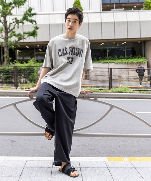 niko and...（ニコアンド）の「アソートロゴクラフトＴシャツ（Tシャツ/カットソー・メンズ・グレー/オフホワイト/ネイビー/オレンジ・LARGE/MEDIUM）」の12枚目の写真