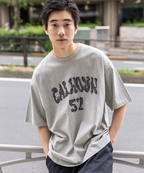 niko and...（ニコアンド）の「アソートロゴクラフトＴシャツ（Tシャツ/カットソー・メンズ・グレー/オフホワイト/ネイビー/オレンジ・LARGE/MEDIUM）」の13枚目の写真