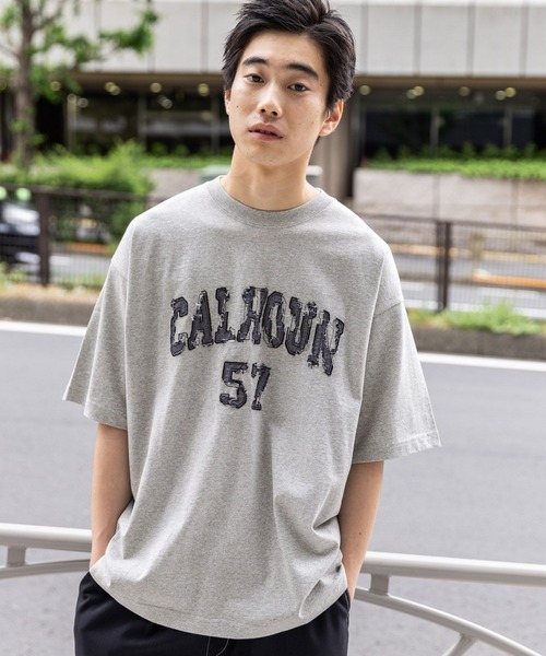 niko and...（ニコアンド）の「アソートロゴクラフトＴシャツ（Tシャツ/カットソー・メンズ・グレー/オフホワイト/ネイビー/オレンジ・LARGE/MEDIUM）」の14枚目の写真