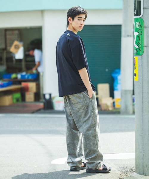 niko and...（ニコアンド）の「アソートロゴクラフトＴシャツ（Tシャツ/カットソー・メンズ・グレー/オフホワイト/ネイビー/オレンジ・LARGE/MEDIUM）」の16枚目の写真