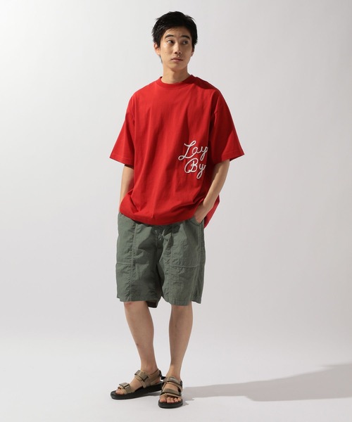 ニコアンド　スタッフプロデュース　てぃらアソートサマーTシャツ ボルドー38 ニコアンド アソートサマーTシャツ てぃらさんプロデュース