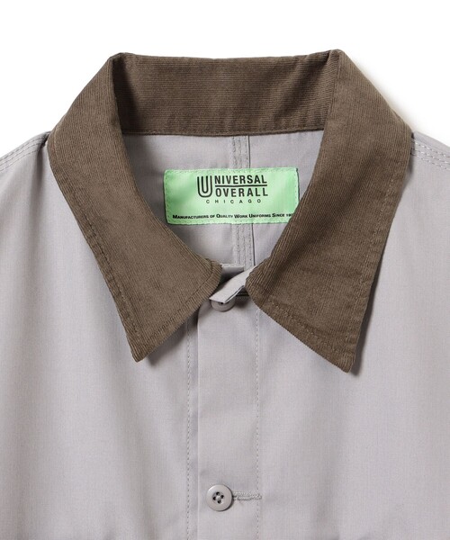 UNIVERSAL OVERALL(ユニバーサルオーバーオール)の「【別注】UNIVERSAL OVERALL / カバーオール(カバーオール・メンズ・ブラック/グレー・S/M/L/XL)」の8枚目の写真