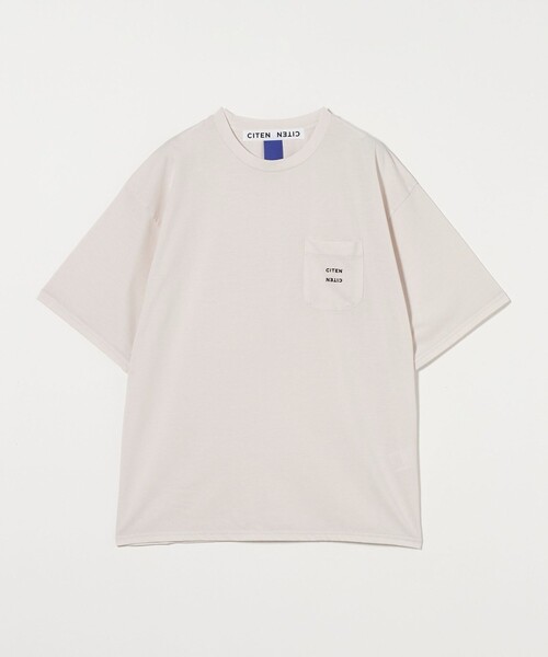 美品 タグ付き新品未使用 plan c tシャツ カットソー 小さいサイズ]モノトーンサークルロゴTシャツ （カットソー