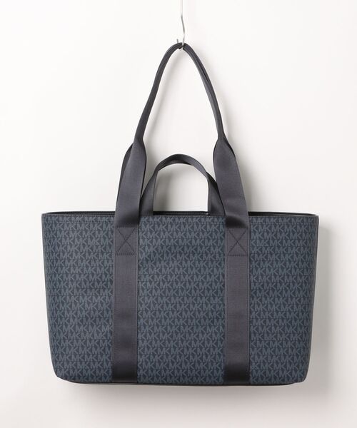 MICHAEL KORS（マイケルコース）の「COOPER デュアル ハンドル トート ウィズ ジップ - MKシグネチャー（トートバッグ・メンズ・ブルー系その他・FREE）」の2枚目の写真