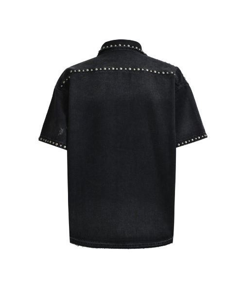 BREATH(ブレス)の「SUICIDE STUDS DENIM SHIRT(シャツ/ブラウス・メンズ・インディゴブルー/スミクロ・XX-LARGE/X-LARGE/LARGE)」の3枚目の写真