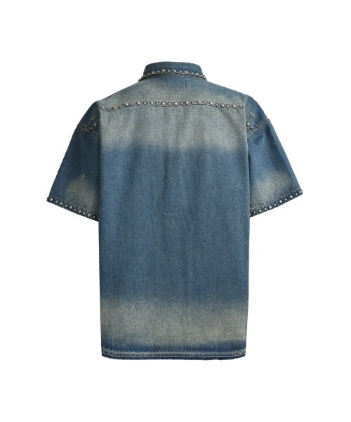 BREATH(ブレス)の「SUICIDE STUDS DENIM SHIRT(シャツ/ブラウス・メンズ・インディゴブルー/スミクロ・XX-LARGE/X-LARGE/LARGE)」の6枚目の写真