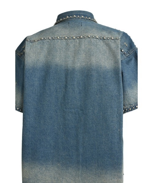 BREATH(ブレス)の「SUICIDE STUDS DENIM SHIRT(シャツ/ブラウス・メンズ・インディゴブルー/スミクロ・XX-LARGE/X-LARGE/LARGE)」の4枚目の写真