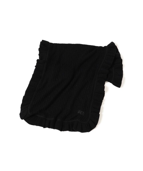 SSZ BEAMS PROST ツチノコ BLACK アラン ニット ストール SSZ BEAMS PROST ツチノコ BLACK アラン ニット ストール SSZ