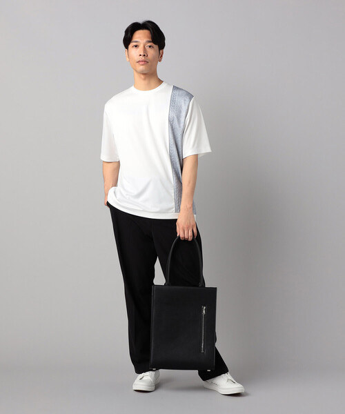 コムサ・メン（COMME CA MEN）/ケーブルコンビ Tシャツ セール】ケーブルコンビ Tシャツ（Tシャツ/カットソー）｜COMME CA MEN