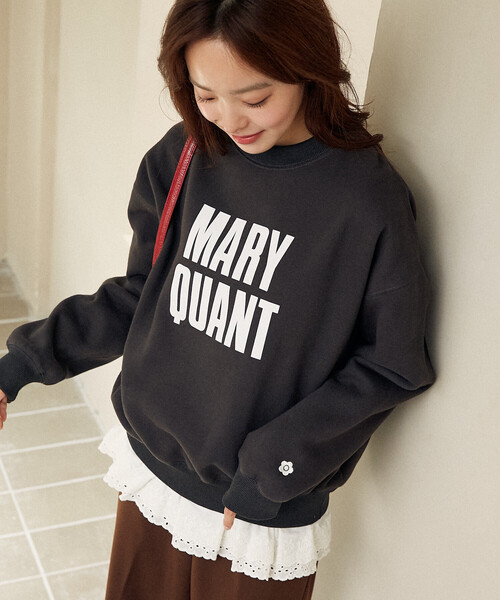 セール】MARY QUANT × PUBLUX/マリークワント ロゴ 裾レース