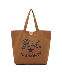 IL BISONTE レザー トートバッグ 型押しロゴ A4収納 肩掛け IL BISONTE レザー トートバッグ 型押しロゴ A4収納 肩掛け