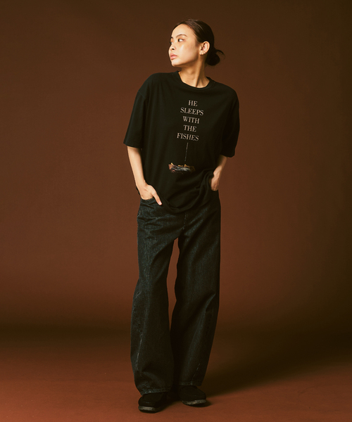 417 EDIFICE(フォーワンセブンエディフィス)の「The Godfather × 417 Tシャツ(Tシャツ/カットソー・メンズ・ブラックミックス/スミクロ/ホワイト/ブラック/ブラック×ブラック・MEDIUM/LARGE/X-LARGE)」の9枚目の写真