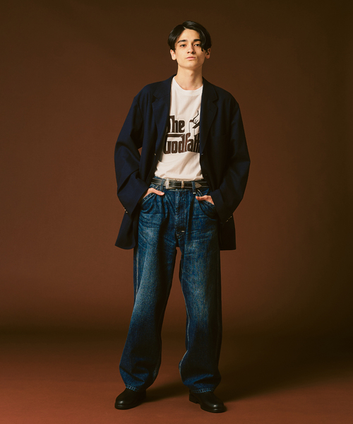 417 EDIFICE(フォーワンセブンエディフィス)の「The Godfather × 417 Tシャツ(Tシャツ/カットソー・メンズ・ブラックミックス/スミクロ/ホワイト/ブラック/ブラック×ブラック・MEDIUM/LARGE/X-LARGE)」の17枚目の写真