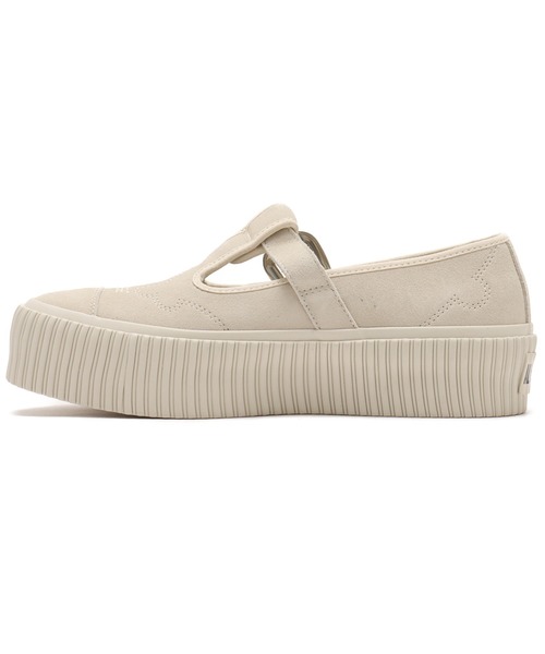 CONVERSE(コンバース)の「CONVERSE ALL STAR LIFTD RIBTAPE T-STRAP WT OX / コンバース オールスター リフテッド リブテープ ティーストラップ WT オックス(スニーカー・レディース・ホワイト・23.0cm/23.5cm/24.0cm/24.5cm)」の6枚目の写真