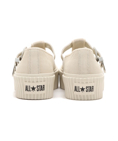 CONVERSE(コンバース)の「CONVERSE ALL STAR LIFTD RIBTAPE T-STRAP WT OX / コンバース オールスター リフテッド リブテープ ティーストラップ WT オックス(スニーカー・レディース・ホワイト・23.0cm/23.5cm/24.0cm/24.5cm)」の3枚目の写真