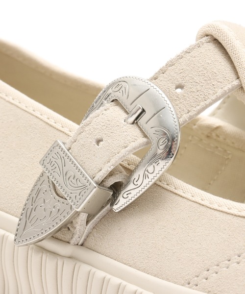 CONVERSE(コンバース)の「CONVERSE ALL STAR LIFTD RIBTAPE T-STRAP WT OX / コンバース オールスター リフテッド リブテープ ティーストラップ WT オックス(スニーカー・レディース・ホワイト・23.0cm/23.5cm/24.0cm/24.5cm)」の4枚目の写真