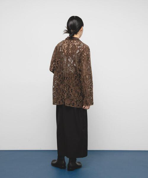 KBF（ケイビーエフ）の「モールレーステーラードジャケット（その他アウター・レディース・アイボリー/ブラック/ブラウン・ONE）」の17枚目の写真