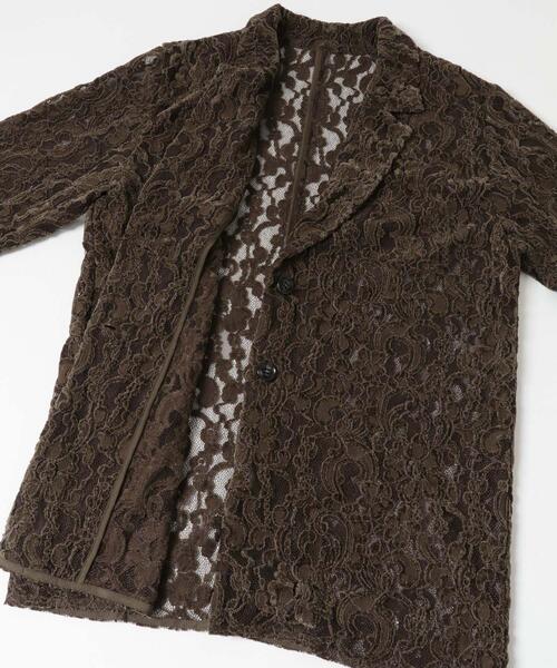 KBF（ケイビーエフ）の「モールレーステーラードジャケット（その他アウター・レディース・アイボリー/ブラック/ブラウン・ONE）」の19枚目の写真