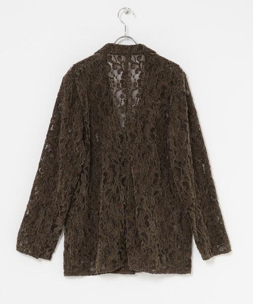 KBF（ケイビーエフ）の「モールレーステーラードジャケット（その他アウター・レディース・アイボリー/ブラック/ブラウン・ONE）」の20枚目の写真